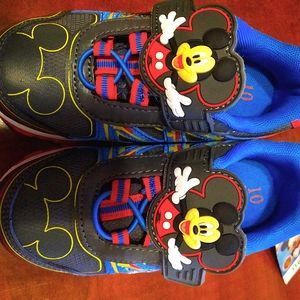 Mickey mouse light up kids shoes